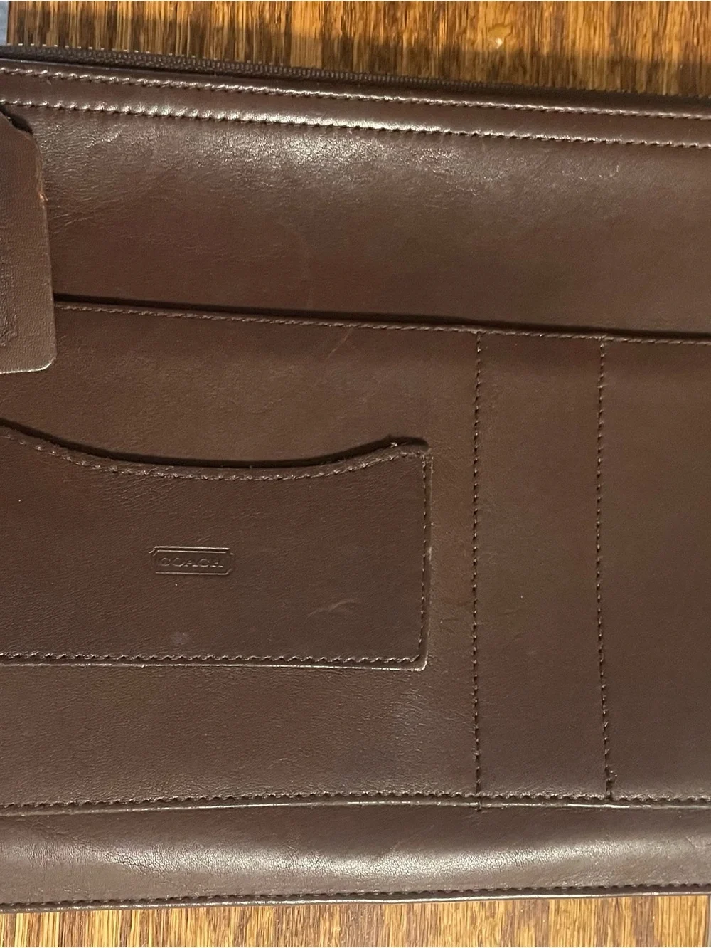 Coach leather organizer